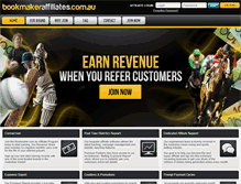 Tablet Screenshot of bookmakeraffiliates.com.au